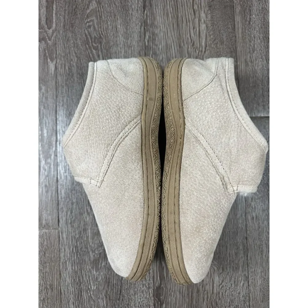 Old Friend Step In Sheepskin Tan Slippers Booties / Men’s Size 10 5E